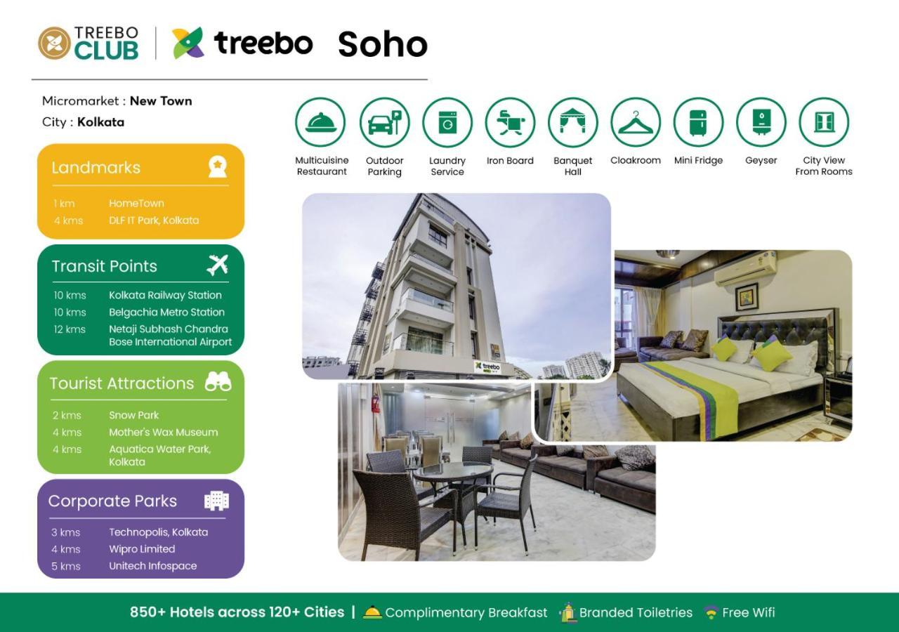 Hotel Treebo Soho Newtown Kalkuta Zewnętrze zdjęcie
